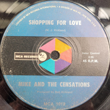 Mike & The Censations : The Straw (That Broke The Camel's Back) / Shopping For Love (7", Single)