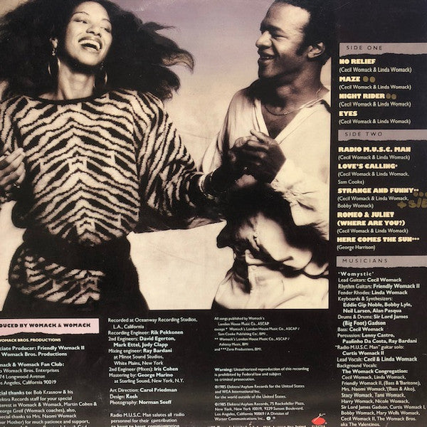 Womack & Womack : Radio M.U.S.C. Man (LP, Album)