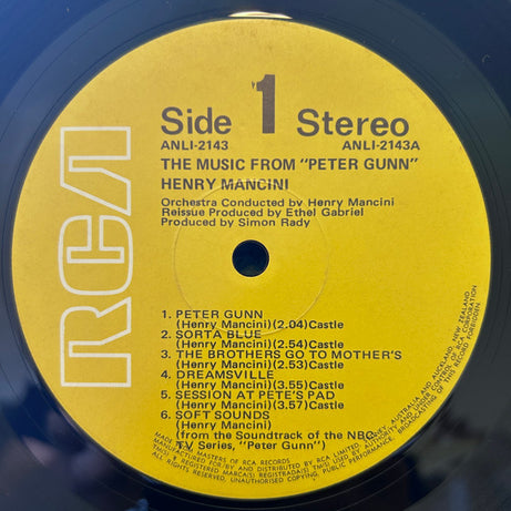 Henry Mancini : The Music From Peter Gunn (LP, Album, RE)