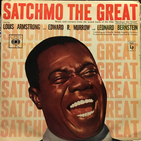Louis Armstrong and Edward R. Murrow With Leonard Bernstein : Satchmo The Great (LP, Mono, RE)
