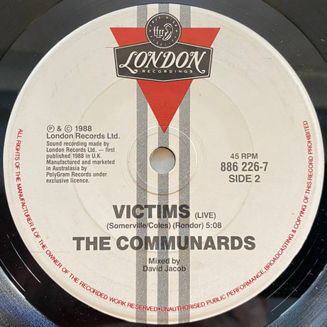 The Communards : For A Friend (7", Single)