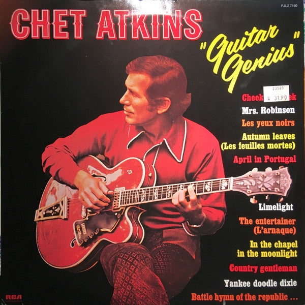 Chet Atkins : Guitar Genius (2xLP, Comp, Bla)