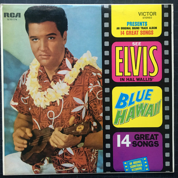 Elvis Presley : Blue Hawaii (LP, Album, RE, Ora)