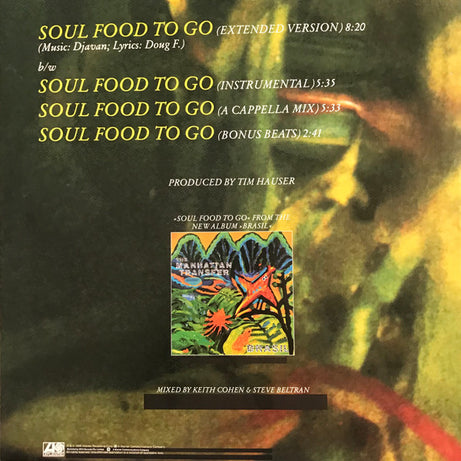 The Manhattan Transfer : Soul Food To Go (12", Single)