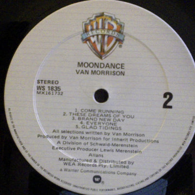 Van Morrison : Moondance (LP, Album, RE)