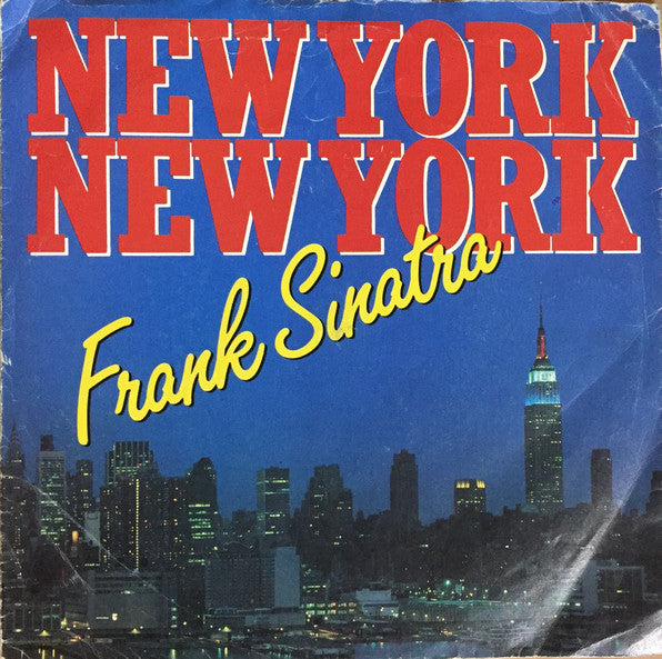 Frank Sinatra : New York New York (7", RE, Pap)