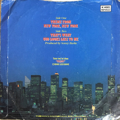Frank Sinatra : New York New York (7", RE, Pap)