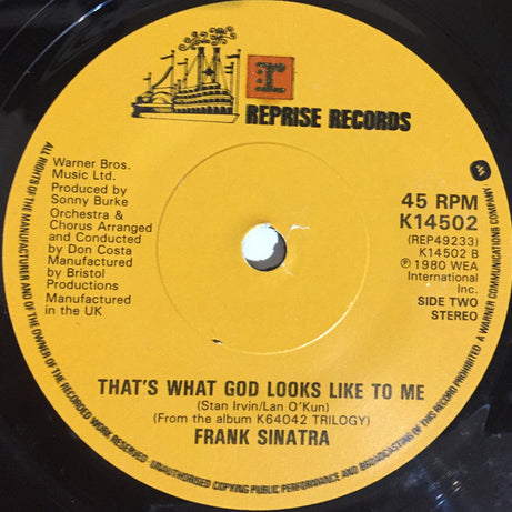 Frank Sinatra : New York New York (7", RE, Pap)