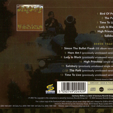 Uriah Heep : Salisbury (CD, Album, Dlx, RE, RM, Exp)