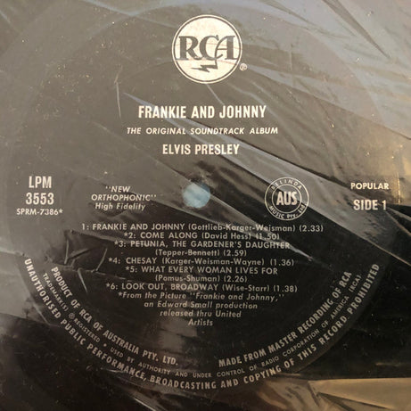 Elvis* : Frankie And Johnny (LP, Mono)