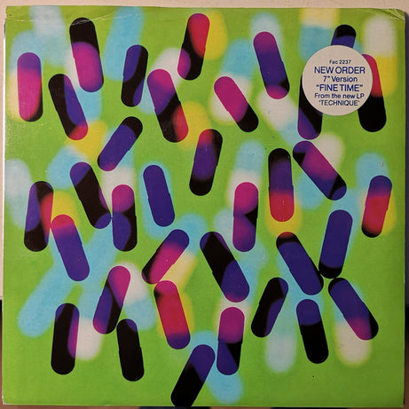 New Order : Fine Time (7", Single, Promo)
