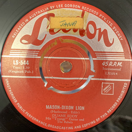 Duane Eddy : Cannonball (7", Single)