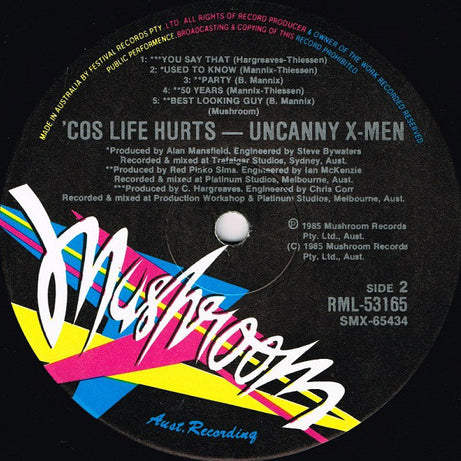 Uncanny X-Men : 'Cos Life Hurts (LP, Album)