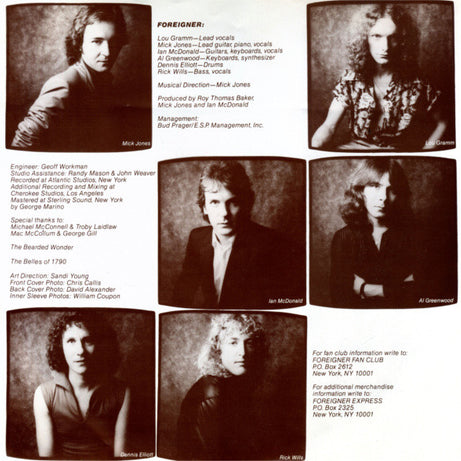 Foreigner : Head Games (LP, Album, RI)