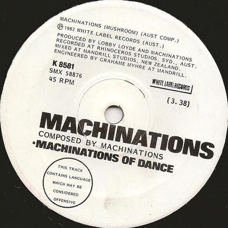 Machinations : Average Inadequacy / Machinations Of Dance (7", Ltd)