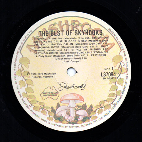 Skyhooks : The Best Of Skyhooks (LP, Comp)