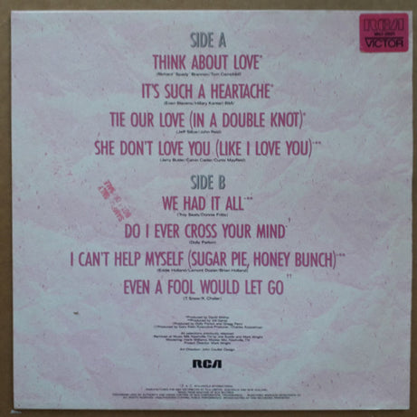 Dolly Parton : Think About Love (LP, Album, Comp)
