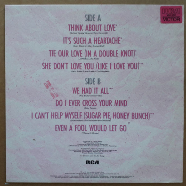 Dolly Parton : Think About Love (LP, Album, Comp)