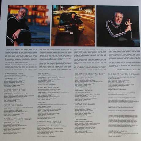 John Mayall & Friends : Along For The Ride (2xLP, Album, 180 + CD, Album + Dlx, Ltd, Num, RE)