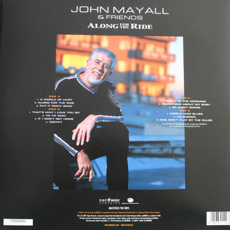 John Mayall & Friends : Along For The Ride (2xLP, Album, 180 + CD, Album + Dlx, Ltd, Num, RE)