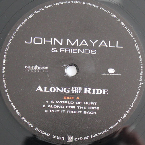 John Mayall & Friends : Along For The Ride (2xLP, Album, 180 + CD, Album + Dlx, Ltd, Num, RE)