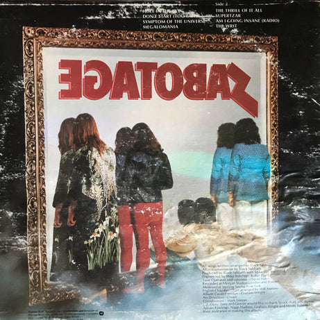 Black Sabbath : Sabotage (LP, Album, San)