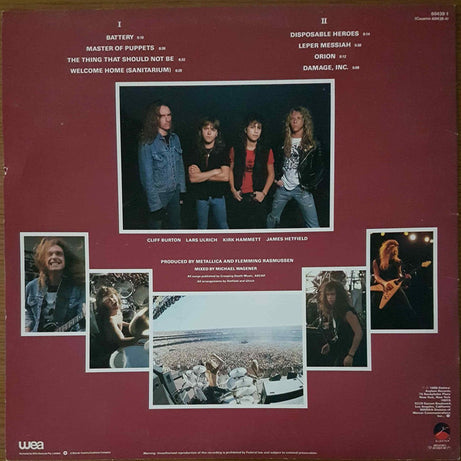 Metallica : Master Of Puppets (LP, Album)