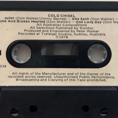 Cold Chisel : Cold Chisel (Cass, Album, RE)
