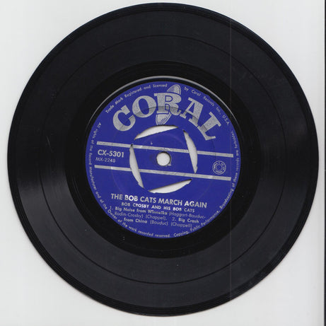 Bob Crosby And The Bob Cats : The Bobcats March Again (7", EP)