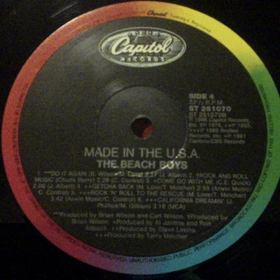 The Beach Boys : Made In U.S.A. (2xLP, Comp, Promo, Gat)