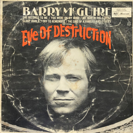 Barry McGuire : Eve Of Destruction (LP, Album, Mono)
