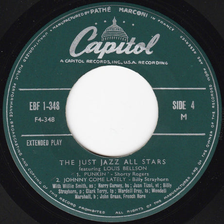 The Just Jazz All Stars Featuring Louis Bellson : Just Jazz All Stars Featuring Louis Bellson (2x7", Album, EP)