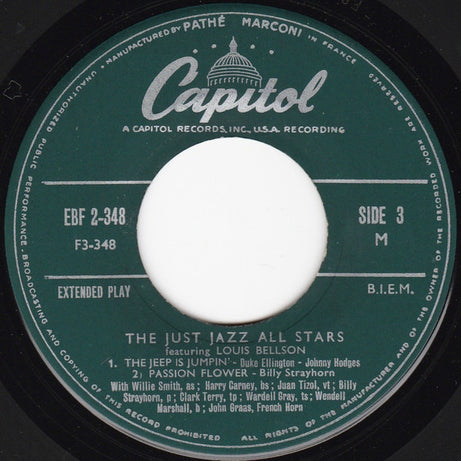 The Just Jazz All Stars Featuring Louis Bellson : Just Jazz All Stars Featuring Louis Bellson (2x7", Album, EP)