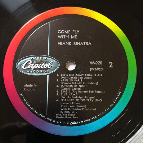 Frank Sinatra : Come Fly With Me (LP, Mono, RE)