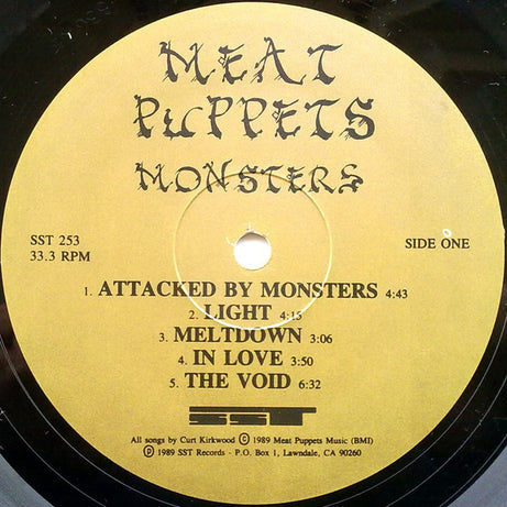 Meat Puppets : Monsters (LP, Album)