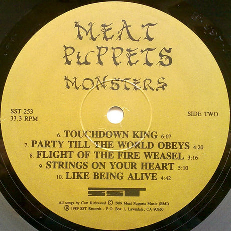 Meat Puppets : Monsters (LP, Album)