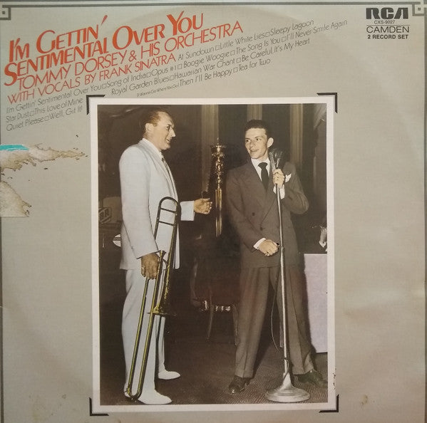 Tommy Dorsey And His Orchestra With Frank Sinatra : I'm Gettin' Sentimental Over You (2xLP, Comp, RE)
