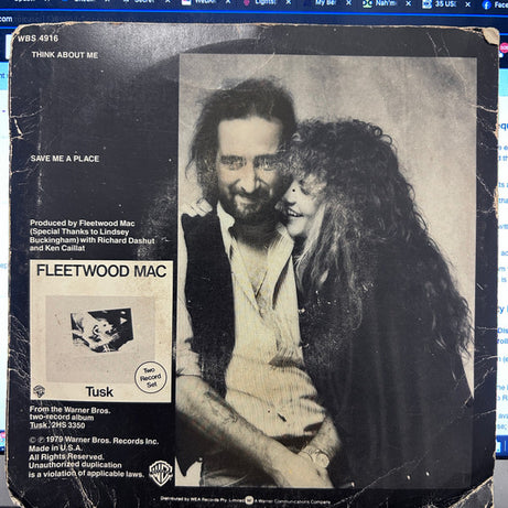 Fleetwood Mac : Think About Me / Save Me A Place (7", Single, M/Print, Lim)