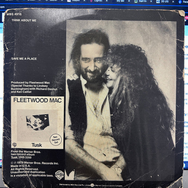 Fleetwood Mac : Think About Me / Save Me A Place (7", Single, M/Print, Lim)