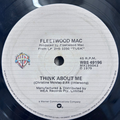 Fleetwood Mac : Think About Me / Save Me A Place (7", Single, M/Print, Lim)