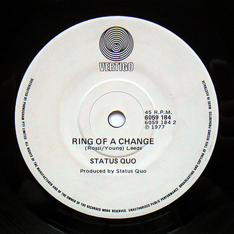 Status Quo : Rockin' All Over The World (7", Single)