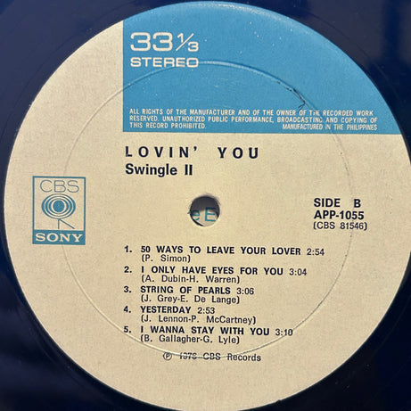 Swingle II : Lovin' You (LP)