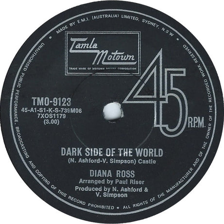 Diana Ross : Reach Out And Touch (Somebody's Hand) / Dark Side Of The World (7", Single)