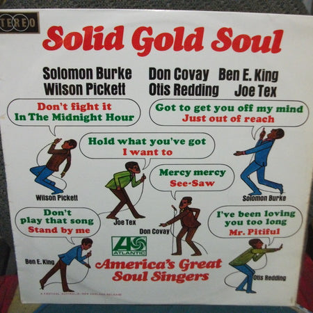 Various : Solid Gold Soul (America's Great Soul Singers) (LP, Comp)