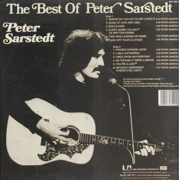 Peter Sarstedt : The Best Of Peter Sarstedt (LP, Comp)
