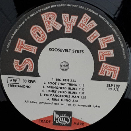 Roosevelt Sykes : Portraits In Blues Vol. 11 (LP)