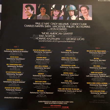Various : Original Motion Picture Soundtrack - More American Graffiti (2xLP, Comp)