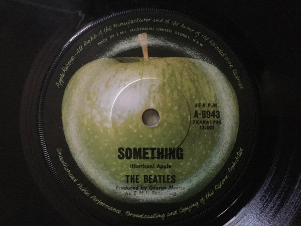 The Beatles : Something / Come Together (7", Single, Mono)