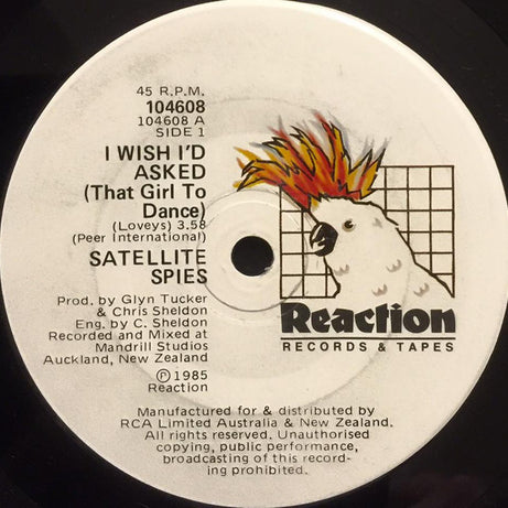 Satellite Spies : I Wish I'd Asked (That Girl To Dance) / Island Blue (7", Single)