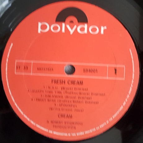 Cream (2) : Fresh Cream (LP, Album, RE)